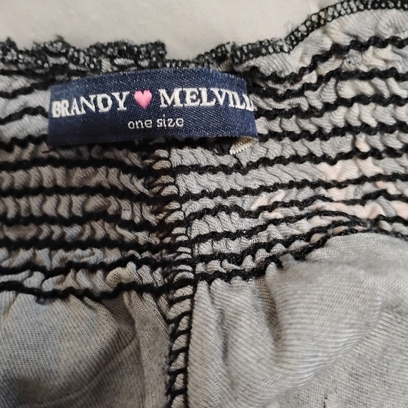 BRANDY MELVILLE | Floral Lightweight Flowy Wide Leg Elastic Waist Pants | SM - L - Picture 4 of 11